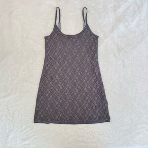 LaSenza Lace Slip Dress in Gray